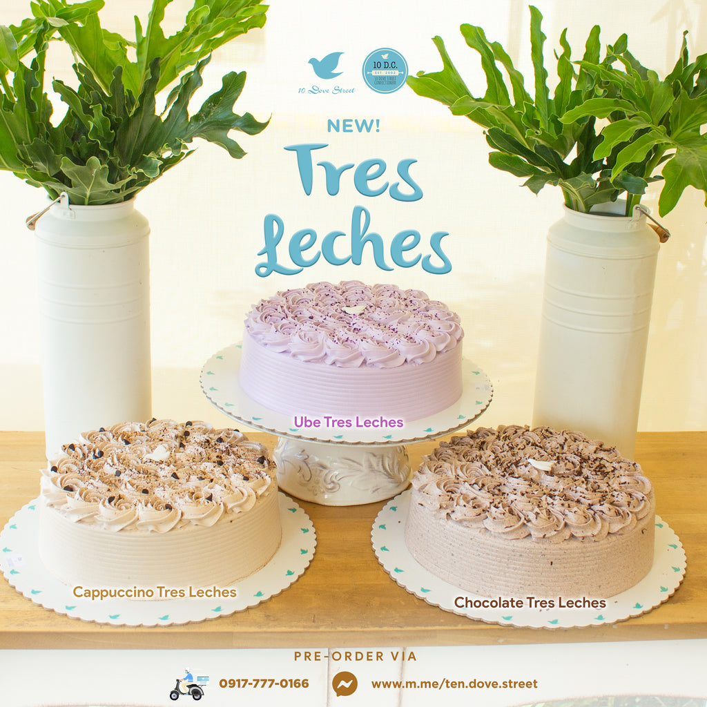 New Cakes to Enjoy: Trio Tres Leches by 10 Dove Street